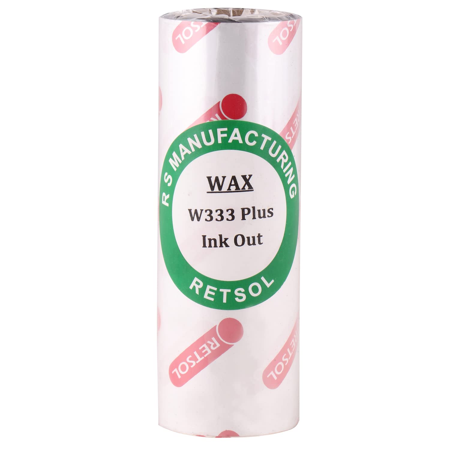 Retsol W333-Plus 110mm x 300m Thermal Transfer Barcode Labels